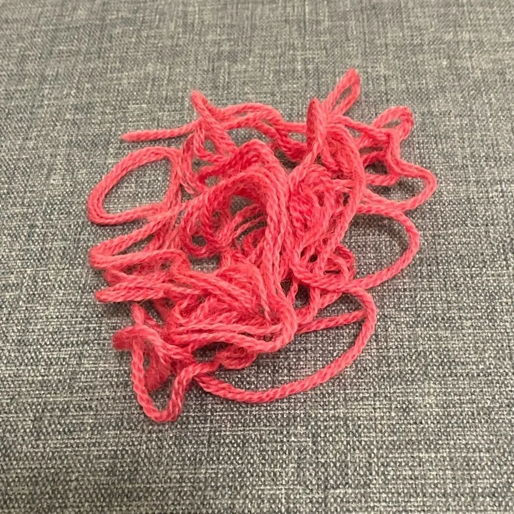 Pink Needlepoint Thread Yarn